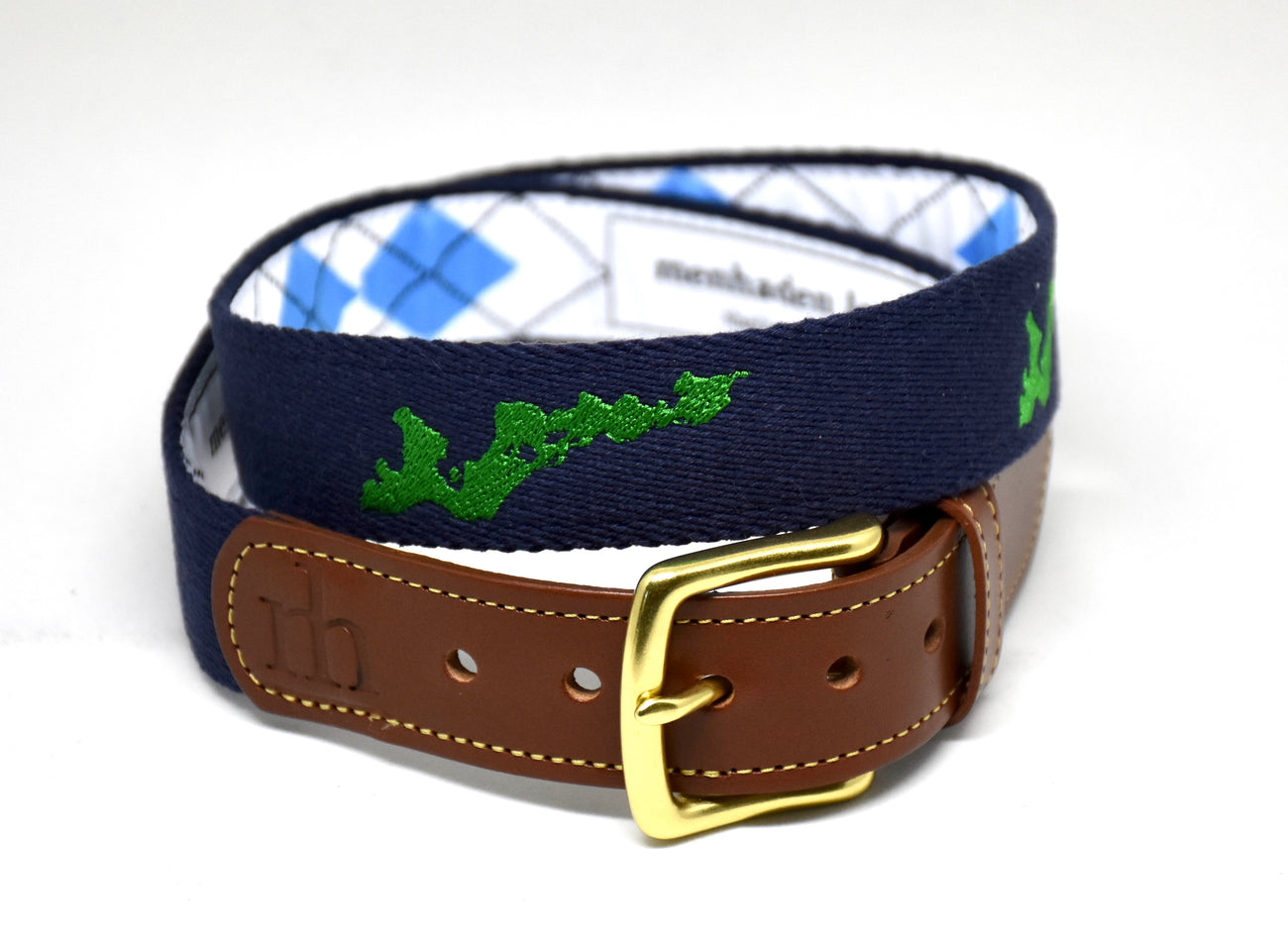 The "Fishers Island" Embroidered on Navy