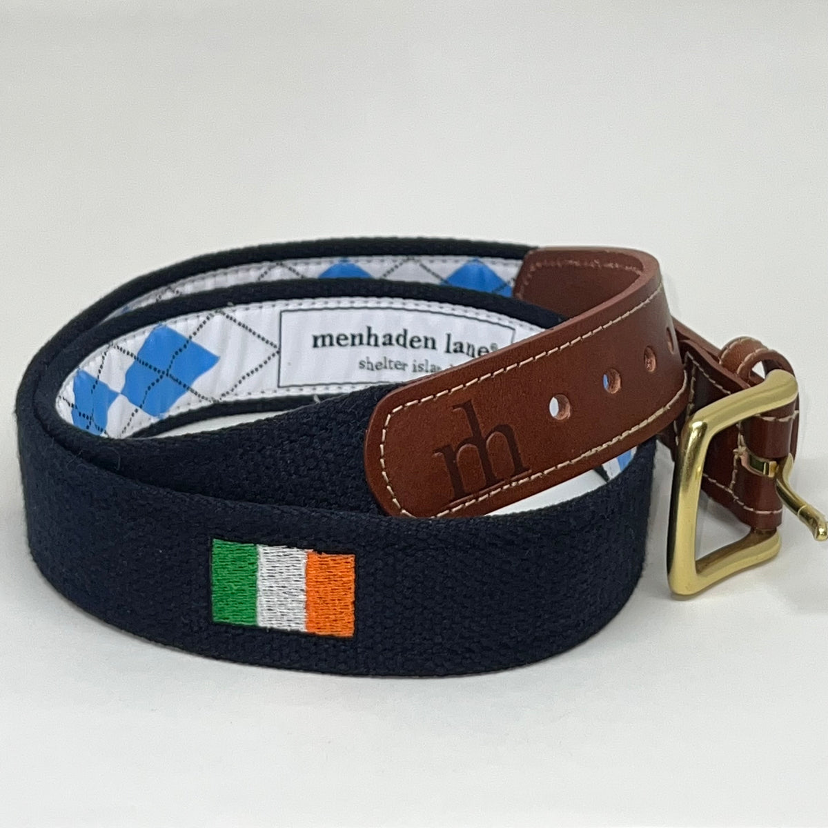 The "Tricolour" Embroidered on Navy