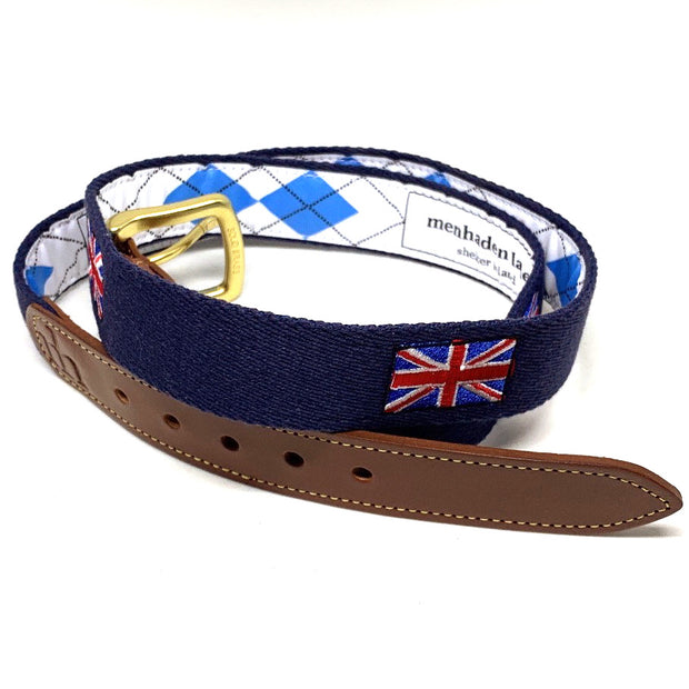 The “Union Jack” Embroidered on Navy